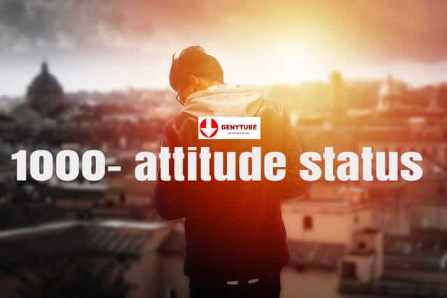 1000- attitude status