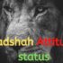 Badshah Status in Hindi | बादशाह स्टेटस और शायरी