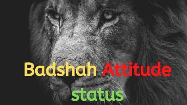 Badshah Status in Hindi