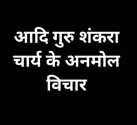 Adi Shankaracharya Quotes in Hindi